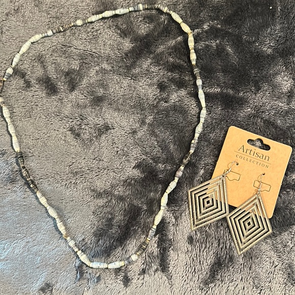 Artisan Jewelry - NWT ARTISAN NECKLACE AND EARRINGS